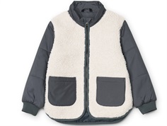 Liewood dark blue/sandy mix teddy thermal jacket Hera